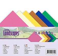 Papier - Jeanines Art - Spring Landscapes texturované papiere A5 - 35% ZĽAVA - 13839315_