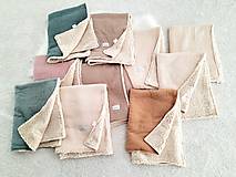 Detský textil - BASIC Karamel "Tuľkacia"  mušelínová deka s jemným barančekom 65x90cm - 13844453_
