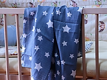 Detské doplnky - Plienka hviezdy modrá - 13845263_