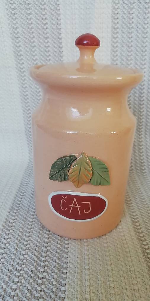 Nádoby - Dóza na čaj - 13840596_