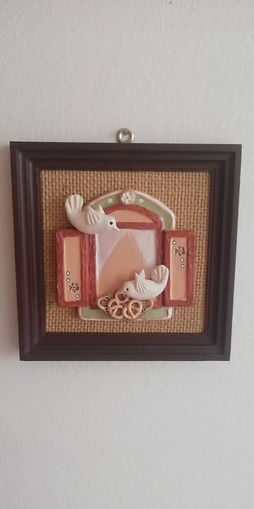 Dekorácie - Okno s koláčmi - 13841571_