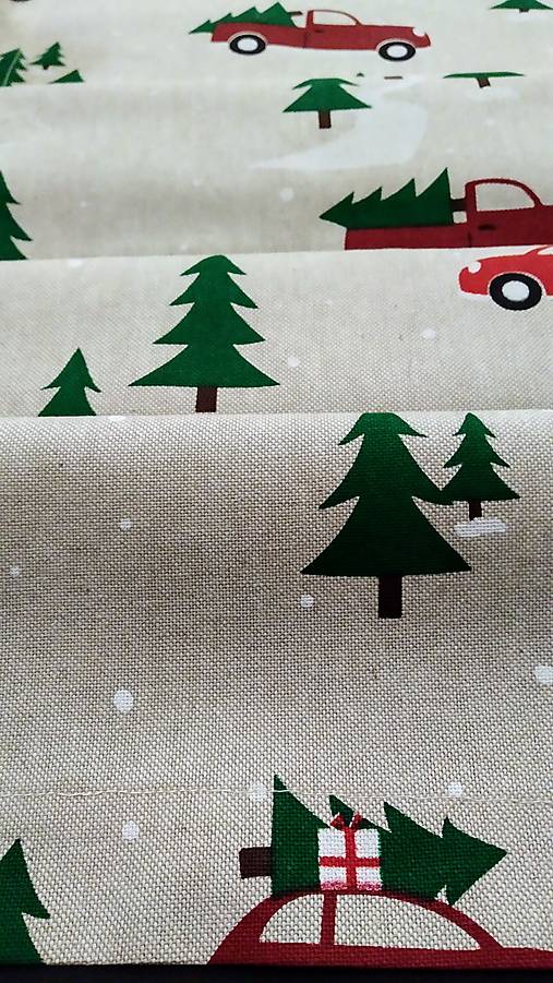 Úžitkový textil - Stredový obrus vianočný - 13844711_
