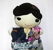 Hračky - Maňuška Japonka/ Japonec v (NE)tradičnom kimone - 13845169_