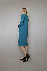 Šaty - Dámske svetrové šaty - 13842901_