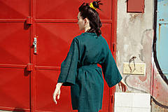 Kimoná - Kardigán Kimono dlhé - 13841213_