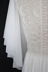 Šaty - Moderné svadobné šaty pre tehotnú nevestu - 13841182_
