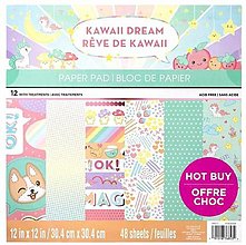 Papier - Craft Smith Kawaii Dream - sada scrapbook papierov 12x12 inch - 30% ZĽAVA - 13843915_