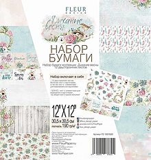 Papier - Fleur Design Breath of Spring 12x12 inch sada scrapbook papierov 12 ks - 40% ZĽAVA - 13844877_