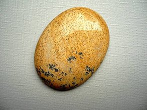Minerály - Kabošon - jaspis obrázkový 40 mm, č.1f - 13844024_