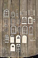 Dekorácie - ...okná a dvere (8a/ 9*7cm-5ks) - 13851398_