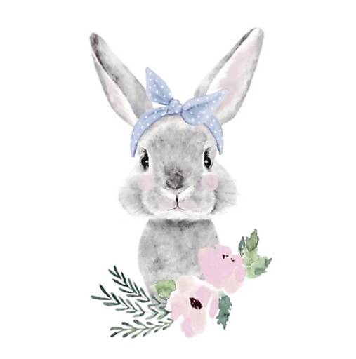 NZ101 Nažehľovačka zajačik 23 x 13 cm