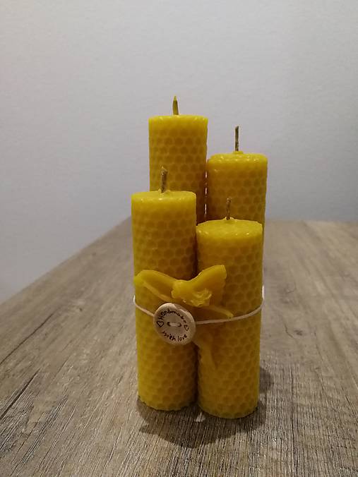 Sviečky - Sada sviečok advent 2 - 13853053_