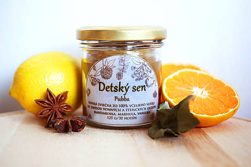 Sviečky - vonná SVIEČKA - Detský sen - 13858103_