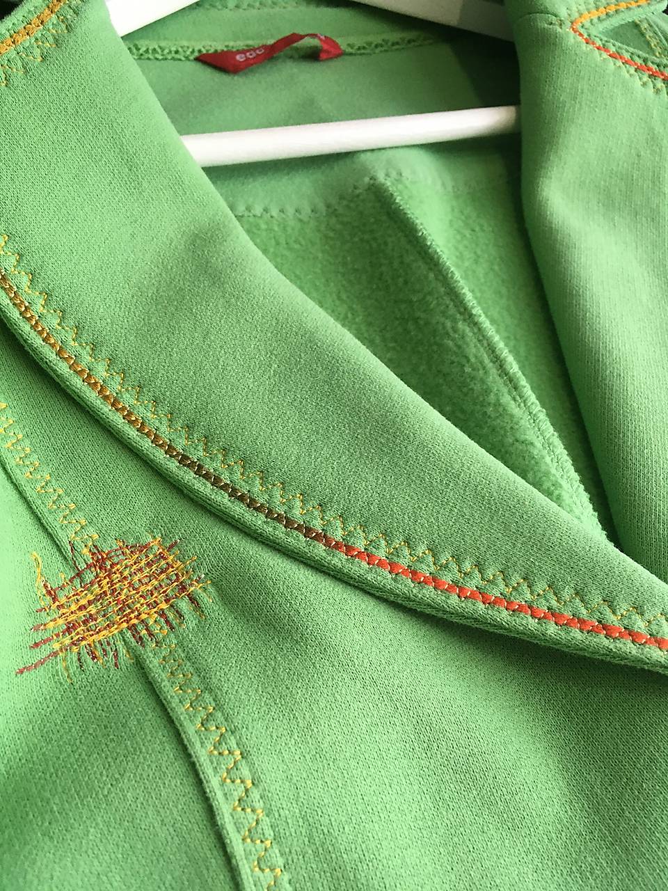 Zelené bavlnené sako veľ.M