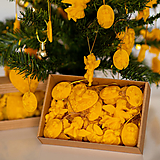 Vianočné ozdoby zo 100% včelieho vosku v darčekovej krabičke