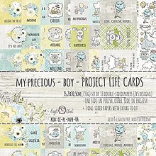 Papier - My Precious Boy sada projekt life kartičiek 15,2x30,5 cm  - 40% ZĽAVA - 13856658_
