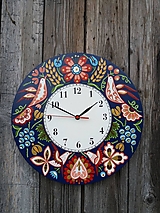 Hodiny - hodiny s Vajnorským ornamentom - 13857360_