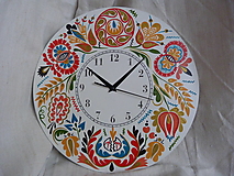 Hodiny - hodiny s Vajnorským ornamentom - 13857374_