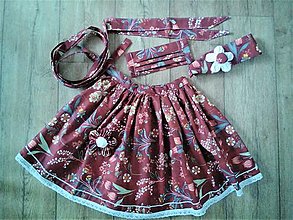 Detské oblečenie - Dievčenský set sukničkový - 13860084_