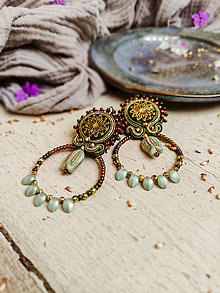 Náušnice - Meissa earrings n.2 - sujtašové náušnice - 13861815_