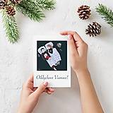 Papiernictvo - Vianočná pohľadnica Oddychové Vianoce! - 13860163_