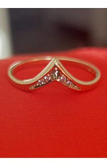 Prstene - Víťazný prsteň s českým vltavínom a diamantmi z bieleho a žltého zlata 585 / 14K (biele zlato 51 mm) - 13861446_
