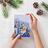 Papiernictvo - Vianočná pohľadnica Zimná Štiavnica - 13864436_