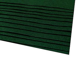 Textil - látková dekoratívna plsť 20x30cm (Zelená) - 13865849_