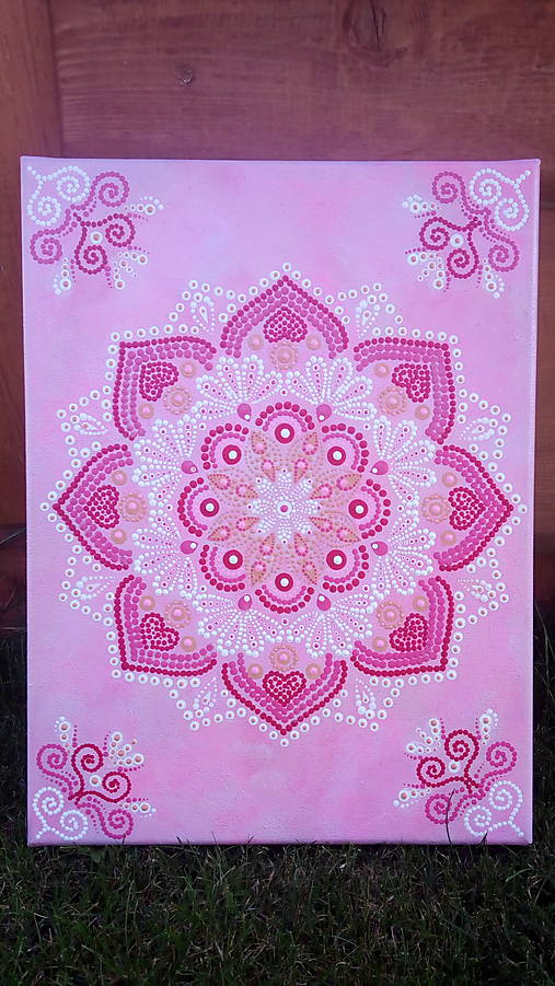 Obrazy - Mandala lásky - 13869375_
