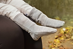 Ponožky 100% merino vlna Hrubé-2 vrstvy rôzne odtiene