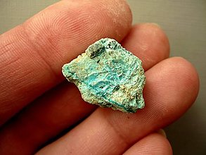 Minerály - Surový - chrysokol s malachitem 21 mm, č.10 - 13868759_