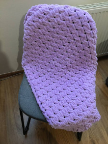Detský textil - Puffy deka osmičkový vzor - 13871318_