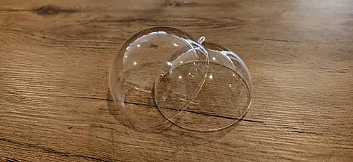 Galantéria - Plastová guľa -Dvojdielna (12 cm) - 13878316_