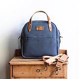 Kabelky - Leather LUSIL bag 3in1 *Blue Dusk* - 13878703_