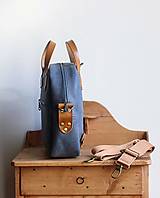 Kabelky - Leather LUSIL bag 3in1 *Blue Dusk* - 13878711_