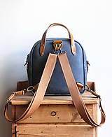 Kabelky - Leather LUSIL bag 3in1 *Blue Dusk* - 13878715_