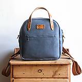 Kabelky - Leather LUSIL bag 3in1 *Blue Dusk* - 13878717_