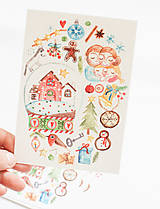 Papier - Pohľadnica "December" - 13878934_