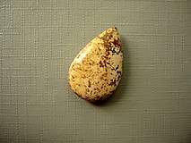 Minerály - Vrt. kapka - jaspis obrázkový 22 mm, č.3f - 13877693_