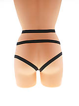 Spodná bielizeň - Women harness, postroj nohavičky elastické sexy bielizeň, dámske páskové nohavičky erotické. - 13882434_