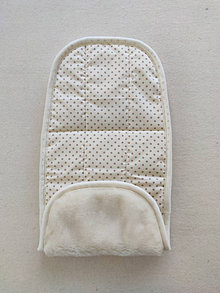 Detský textil - VLNIENKA podložka do vaničky kočíka EasyWalker Harvey2 100% Merino Top Super wash Natural Bodka béžová - 13882184_