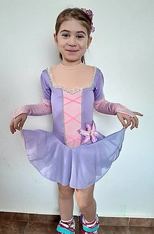 Detské oblečenie - Šaty na krasokorčuľovanie - 13881243_