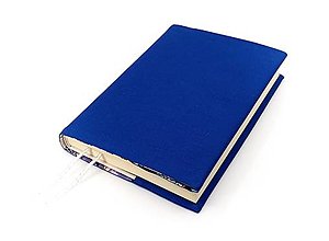 Papiernictvo - Obojstranný obal na knihu - Modrý - 13882684_