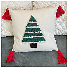 Úžitkový textil - Vianočný poťah na vankúš - 13883446_