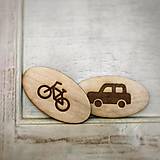 Piktogram auto + bicykel 