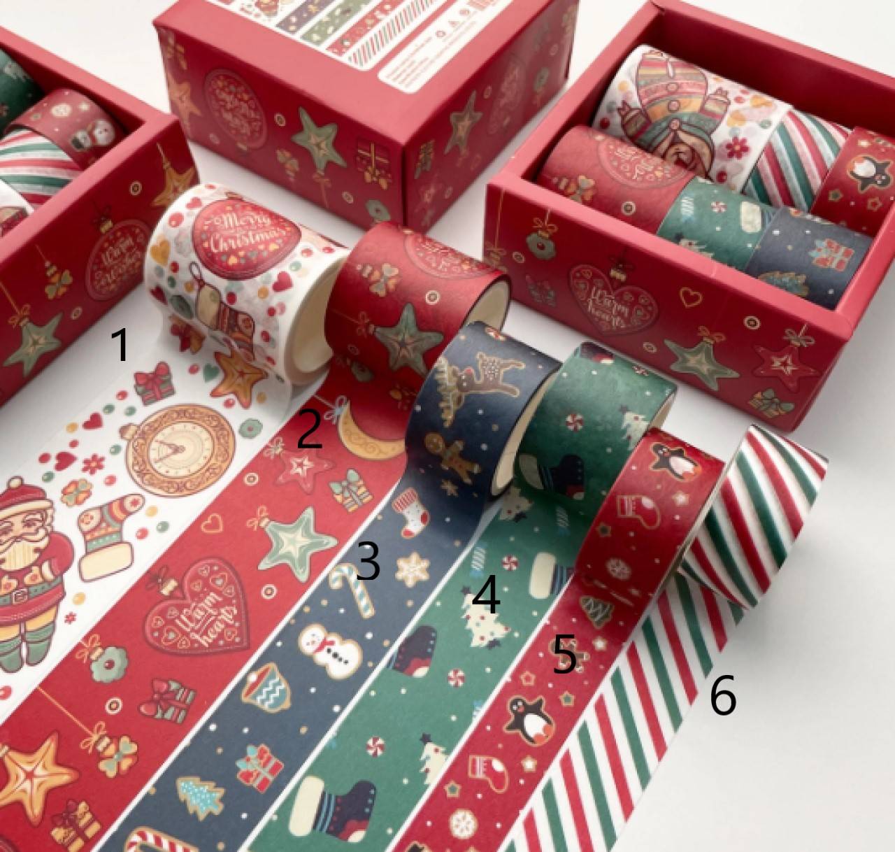 WP101 Washi páska vianočná 2 metre 