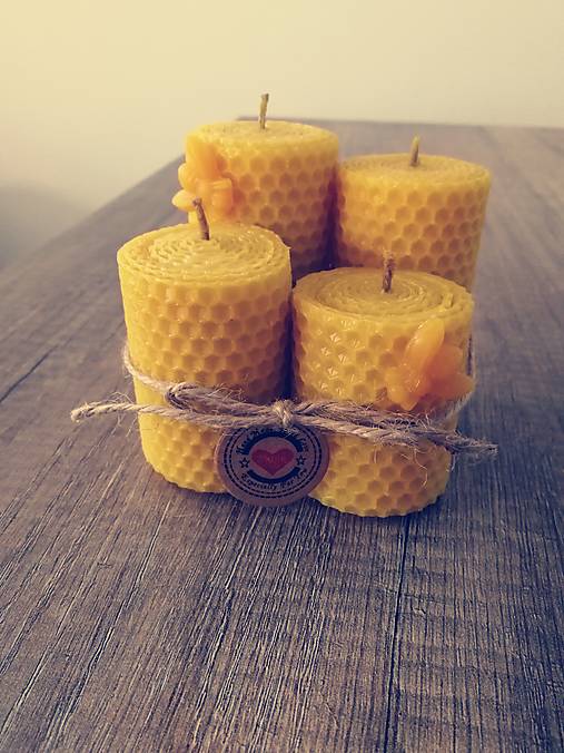 Sviečky - Sada sviečok advent - 13884875_