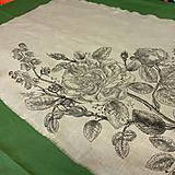Úžitkový textil - Súprava utierky a chňapky " Divoká ruža " - 13891073_