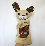 Hračky - Maňuška zajac (Zajačik z Tmavého lesa) - 13888077_