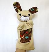 Hračky - Maňuška zajac (Zajačik z Tmavého lesa) - 13888078_